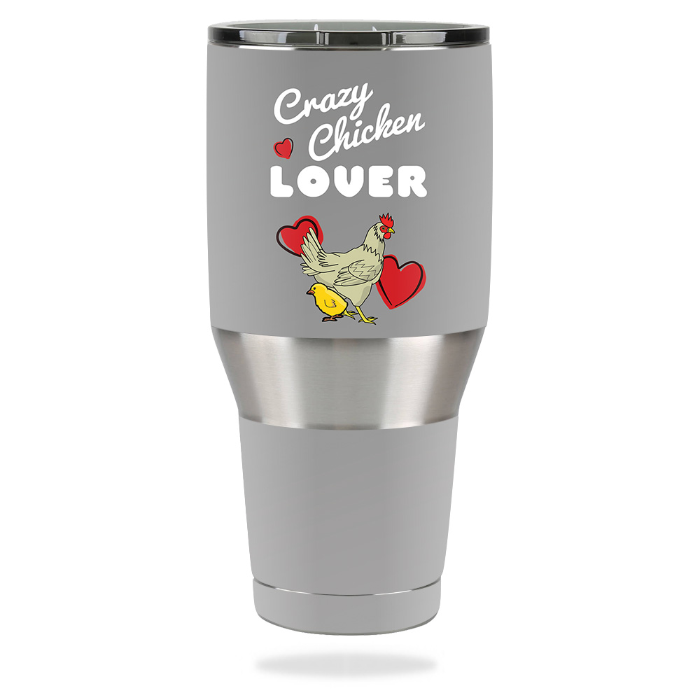 Picture of MightySkins OZTUM40-Crazy Chicken Lover Skin for Ozark Trail 40 oz Tumbler - Crazy Chicken Lover