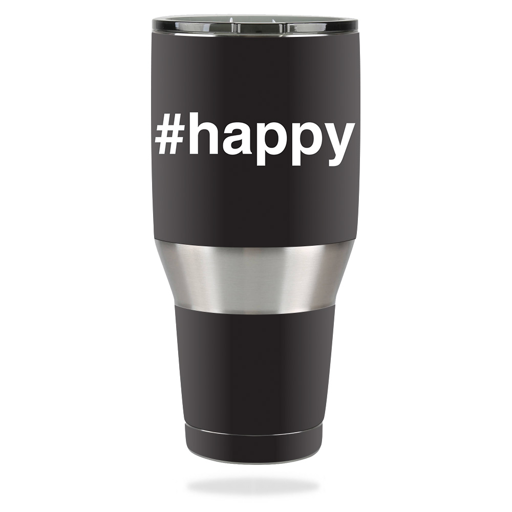 Picture of MightySkins OZTUM40-Happy Skin for Ozark Trail 40 oz Tumbler - Happy