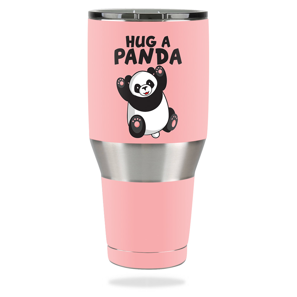 Picture of MightySkins OZTUM40-Hug A Panda Skin for Ozark Trail 40 oz Tumbler - Hug A Panda