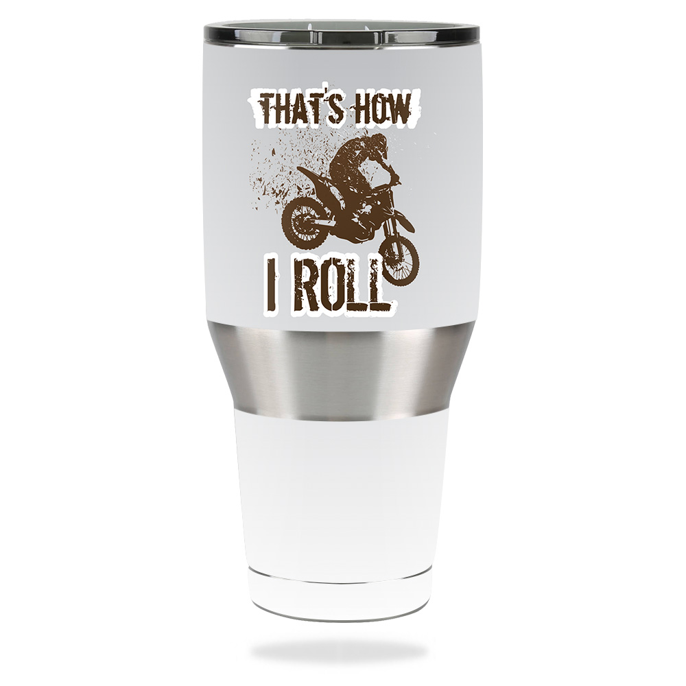 Picture of MightySkins OZTUM40-Motocross Skin for Ozark Trail 40 oz Tumbler - Motocross