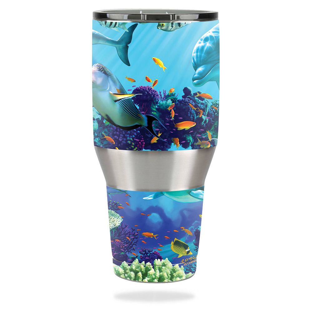 Picture of MightySkins OZTUM40-Ocean Friends Skin for Ozark Trail 40 oz Tumbler - Ocean Friends