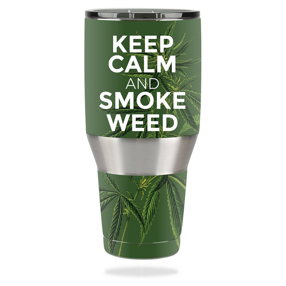 Picture of MightySkins OZTUM40-Smoke Weed Skin for Ozark Trail 40 oz Tumbler - Smoke Weed