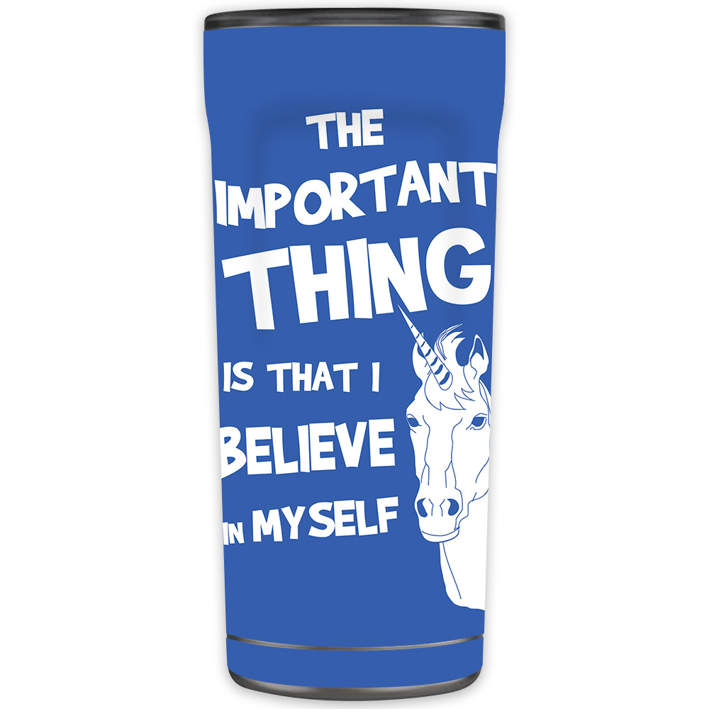 Picture of MightySkins OTEL20-Unicorns Believe Skin for Otterbox Elevation Tumbler 20 oz - Unicorns Believe