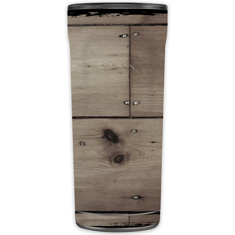 Picture of MightySkins OTEL20-Wooden Skin for Otterbox Elevation Tumbler 20 oz - Wooden