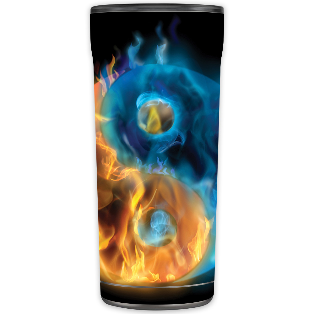 Picture of MightySkins OTEL20-Yin And Yang Skin for Otterbox Elevation Tumbler 20 oz - Yin & Yang