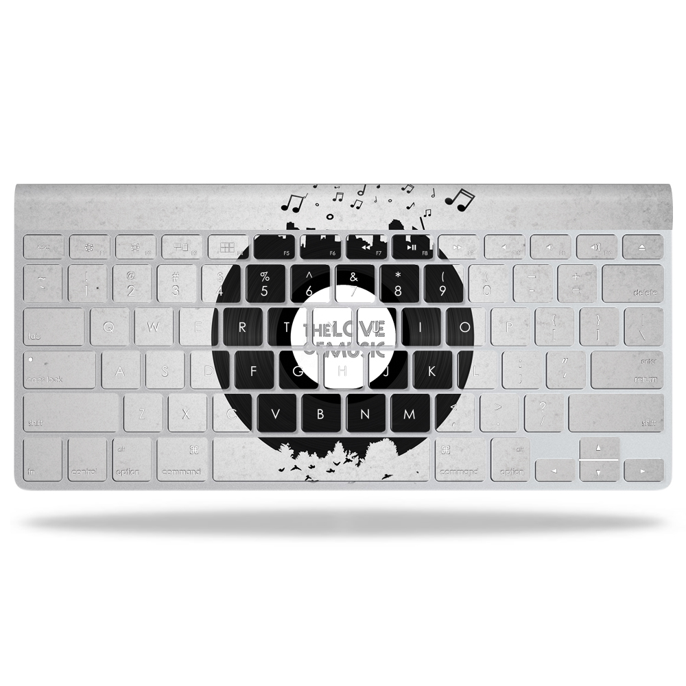 Picture of MightySkins APWIKEY-Love Of Music Skin for Apple Wireless Keyboard Wrap Cover - Love of Music
