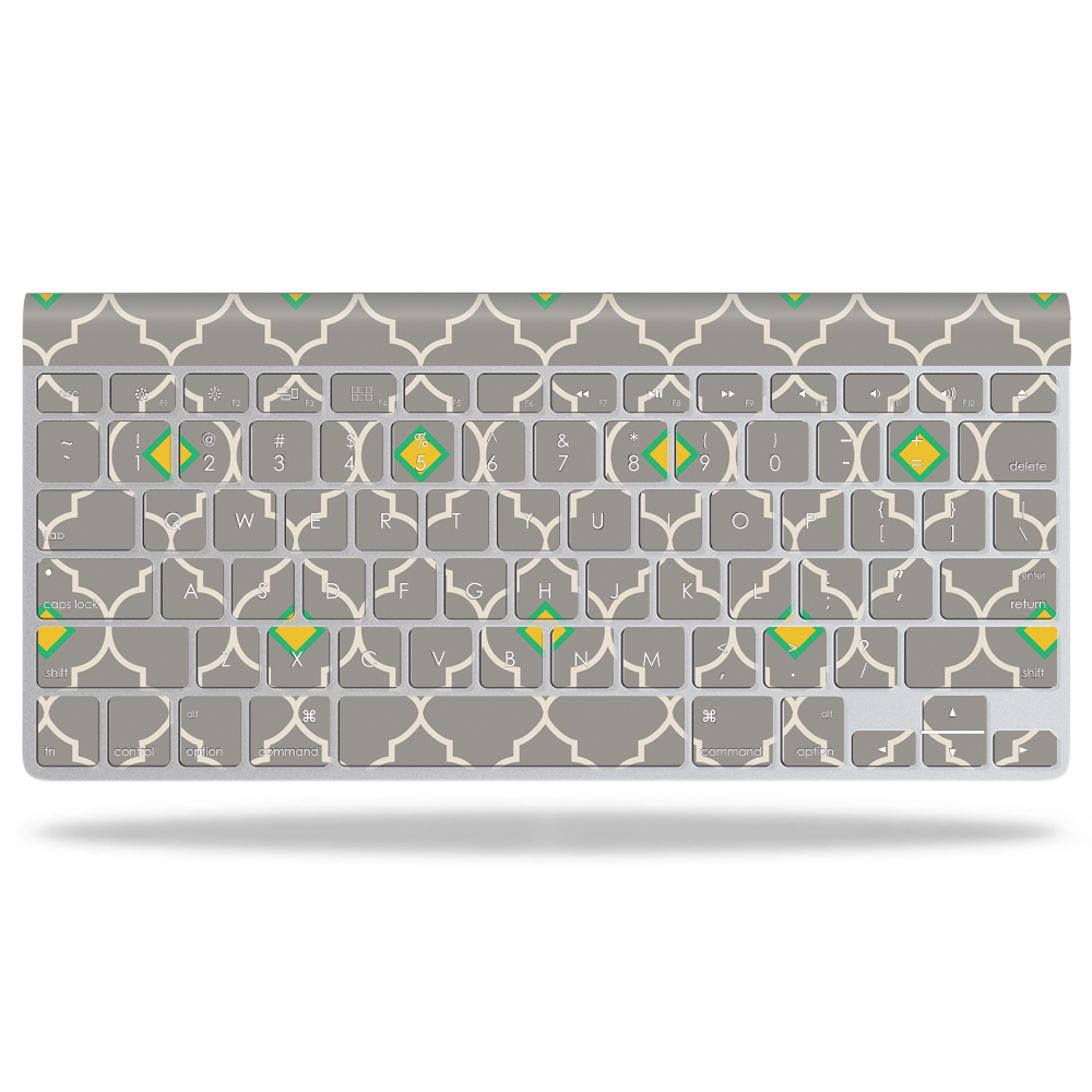 Picture of MightySkins APWIKEY-Quatrefoil Skin for Apple Wireless Keyboard Wrap Cover - Quatrefoil