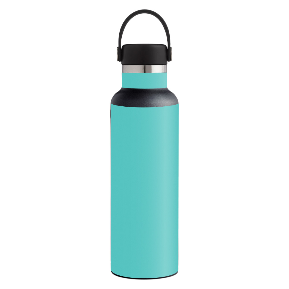 Picture of MightySkins HFST21-Solid Turquoise Skin for Hydro Flask 21 oz Standard Mouth - Solid Turquoise