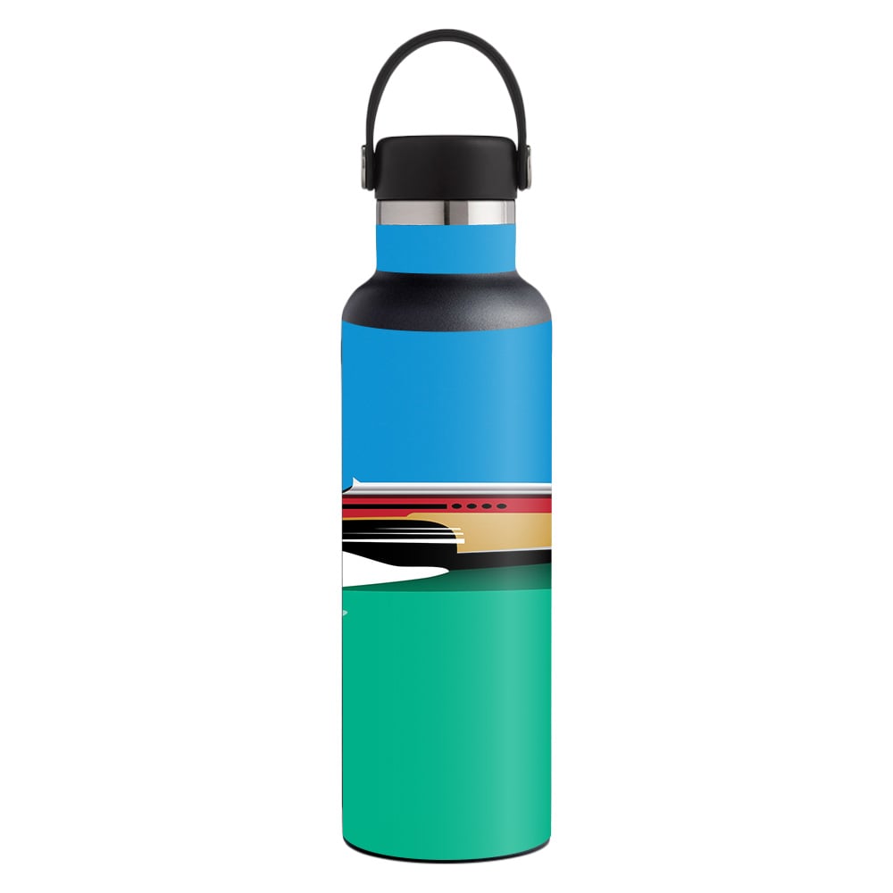 Picture of MightySkins HFST21-Speed Boat Skin for Hydro Flask 21 oz Standard Mouth - Speed Boat