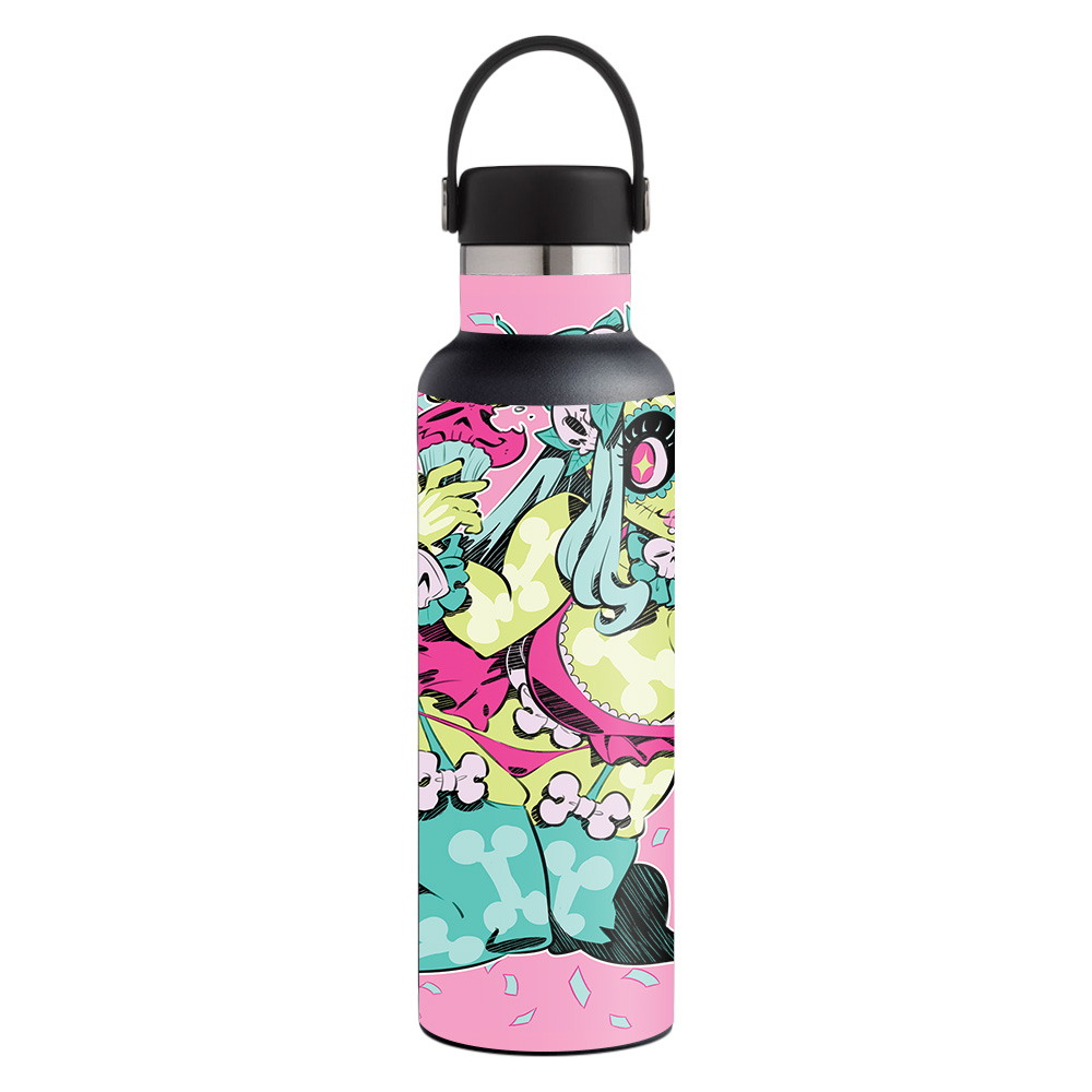 Picture of MightySkins HFST21-Sugar Skull Girl Skin for Hydro Flask 21 oz Standard Mouth - Sugar Skull Girl