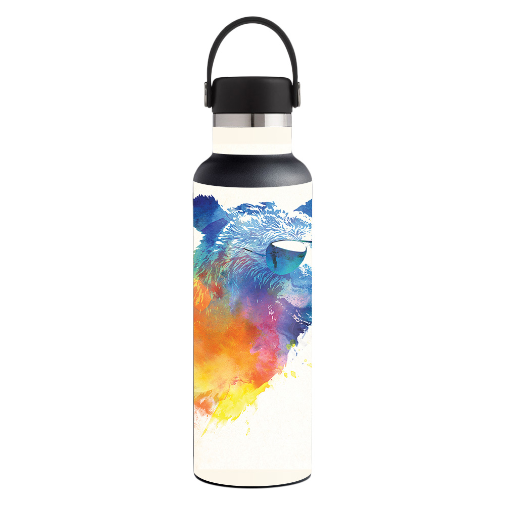 Picture of MightySkins HFST21-Sunny Bear Skin for Hydro Flask 21 oz Standard Mouth - Sunny Bear