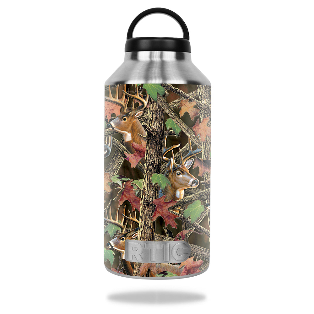 Picture of MightySkins RTBOT64-Buck Camo Skin for RTIC 64 oz Bottle 2016 - Buck Camo