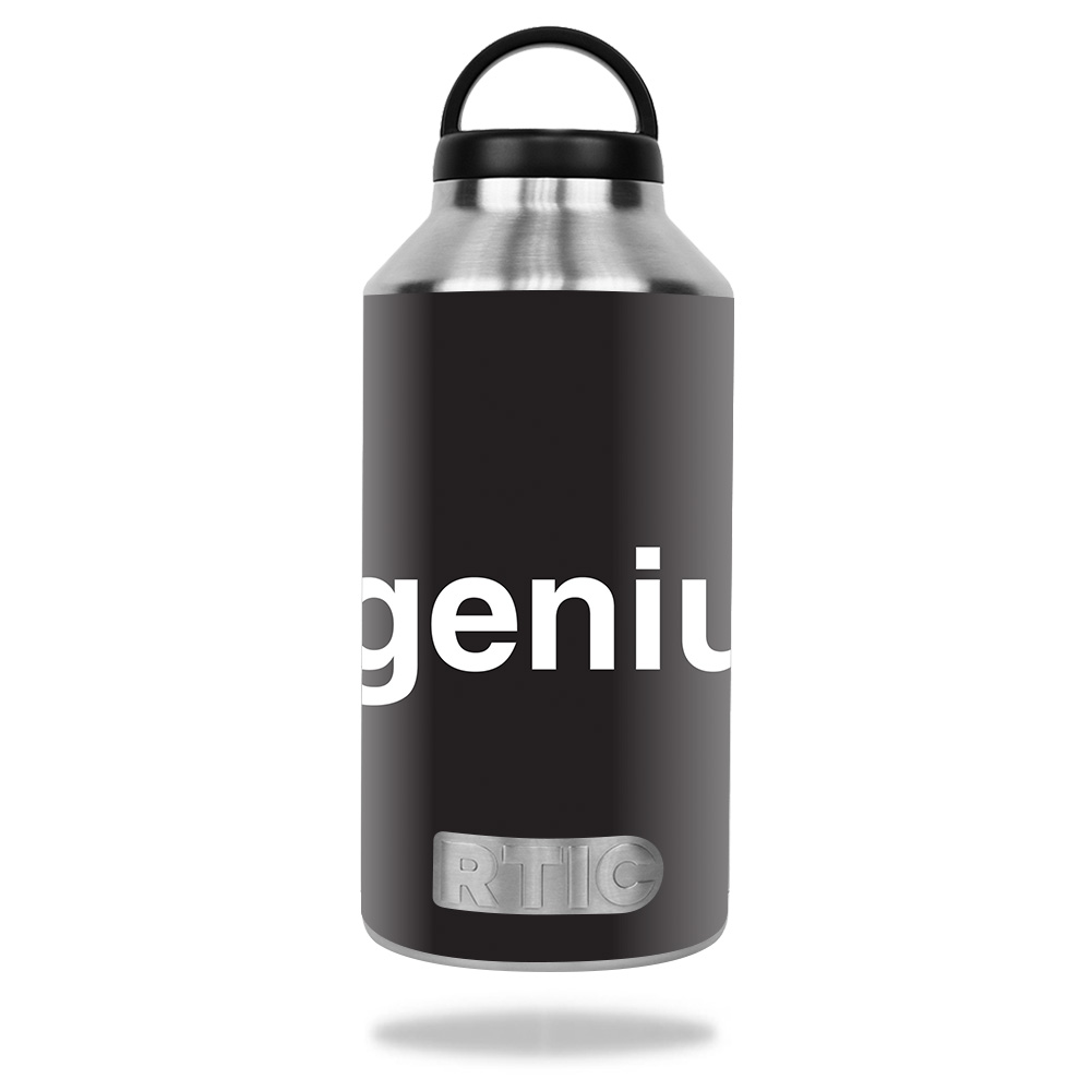 Picture of MightySkins RTBOT64-Genius Skin for RTIC 64 oz Bottle 2016 - Genius