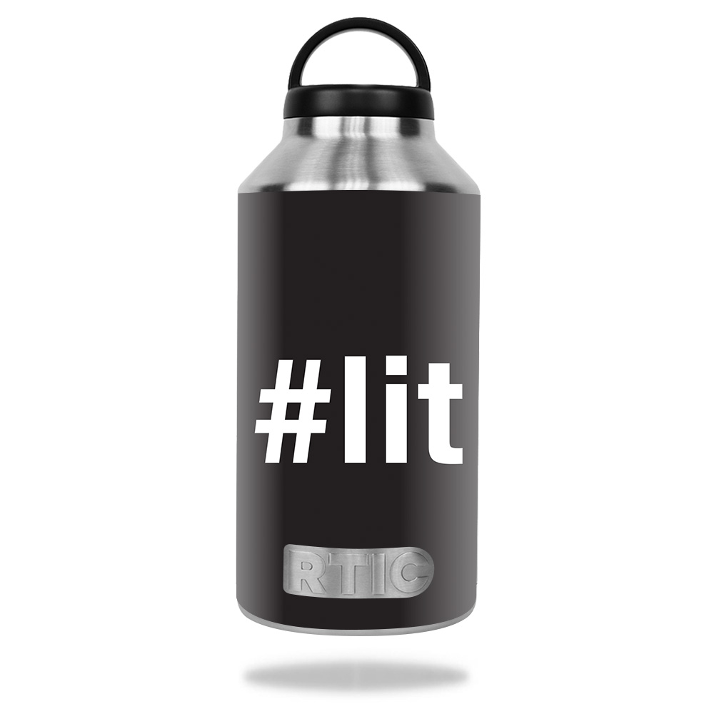 Picture of MightySkins RTBOT64-Lit 2 Skin for RTIC 64 oz Bottle 2016 - Lit 2