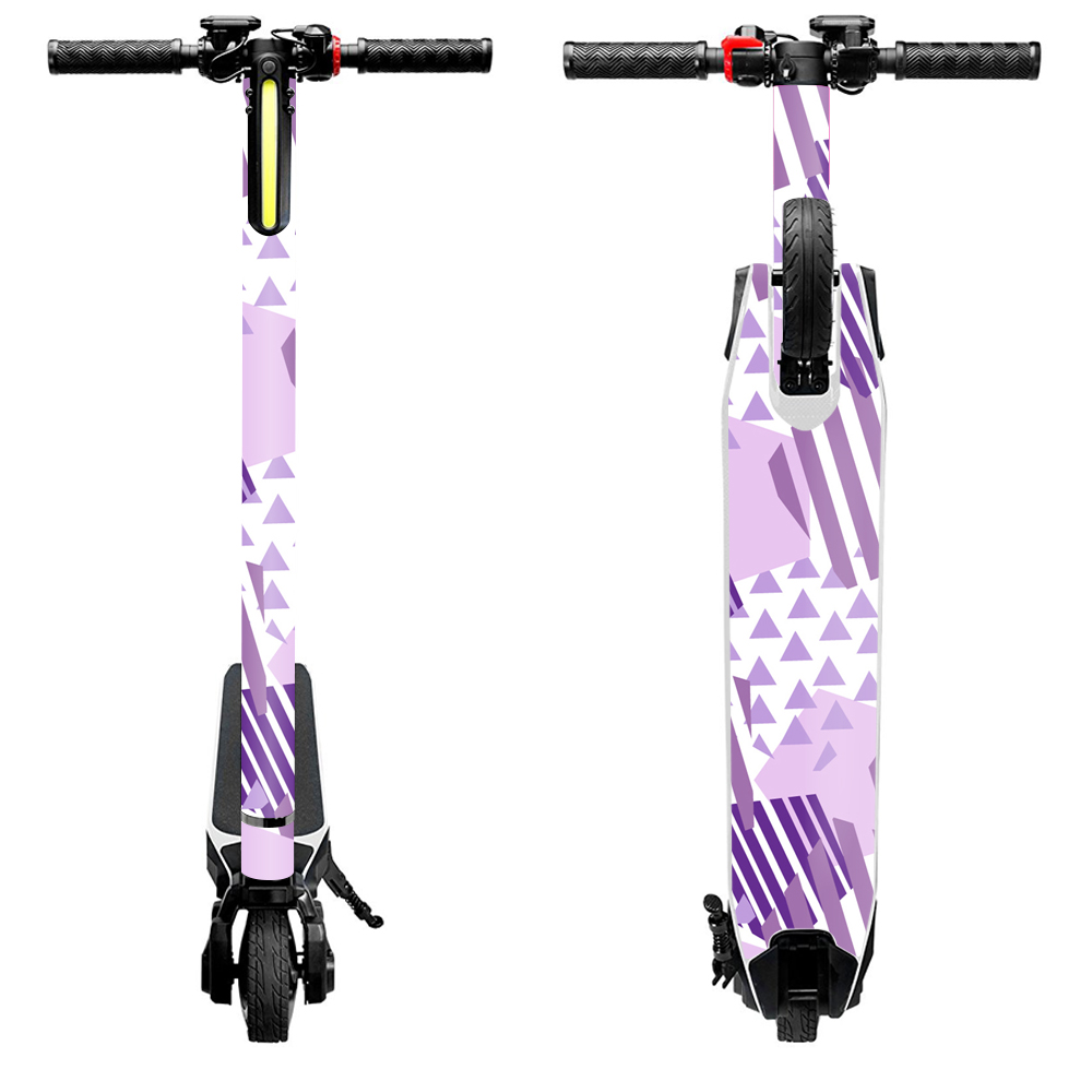 SWSWAG-Purple Pentagon Skin for Swagtron Swagger Powered Electric Scooter Wrap Cover - Purple Pentagon -  MightySkins
