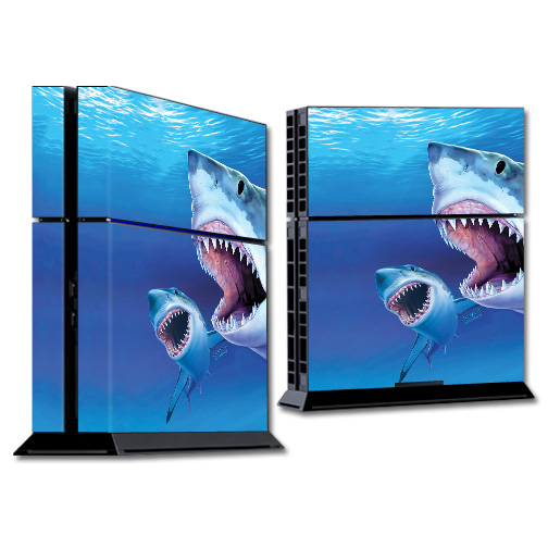 SOPS4-Great Whites Skin for Sony PS4 Console - Great Whites -  MightySkins