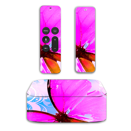 MightySkins APTV4-Pink Butterfly