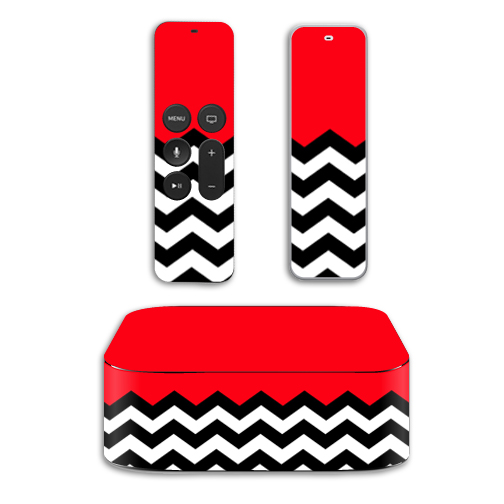 MightySkins APTV4-Red Chevron