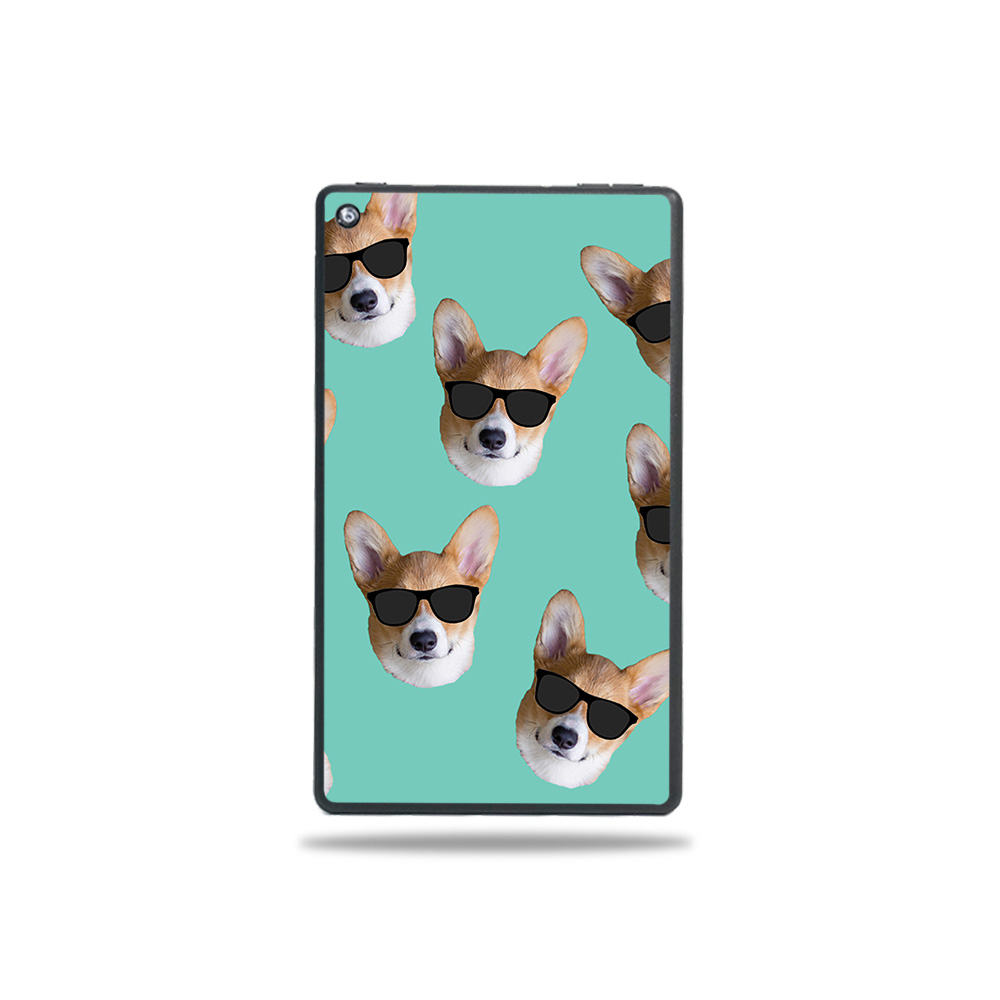 Picture of MightySkins AMFI719-Cool Corgi Skin for Amazon Fire 7 Tablet 2019 - Cool Corgi