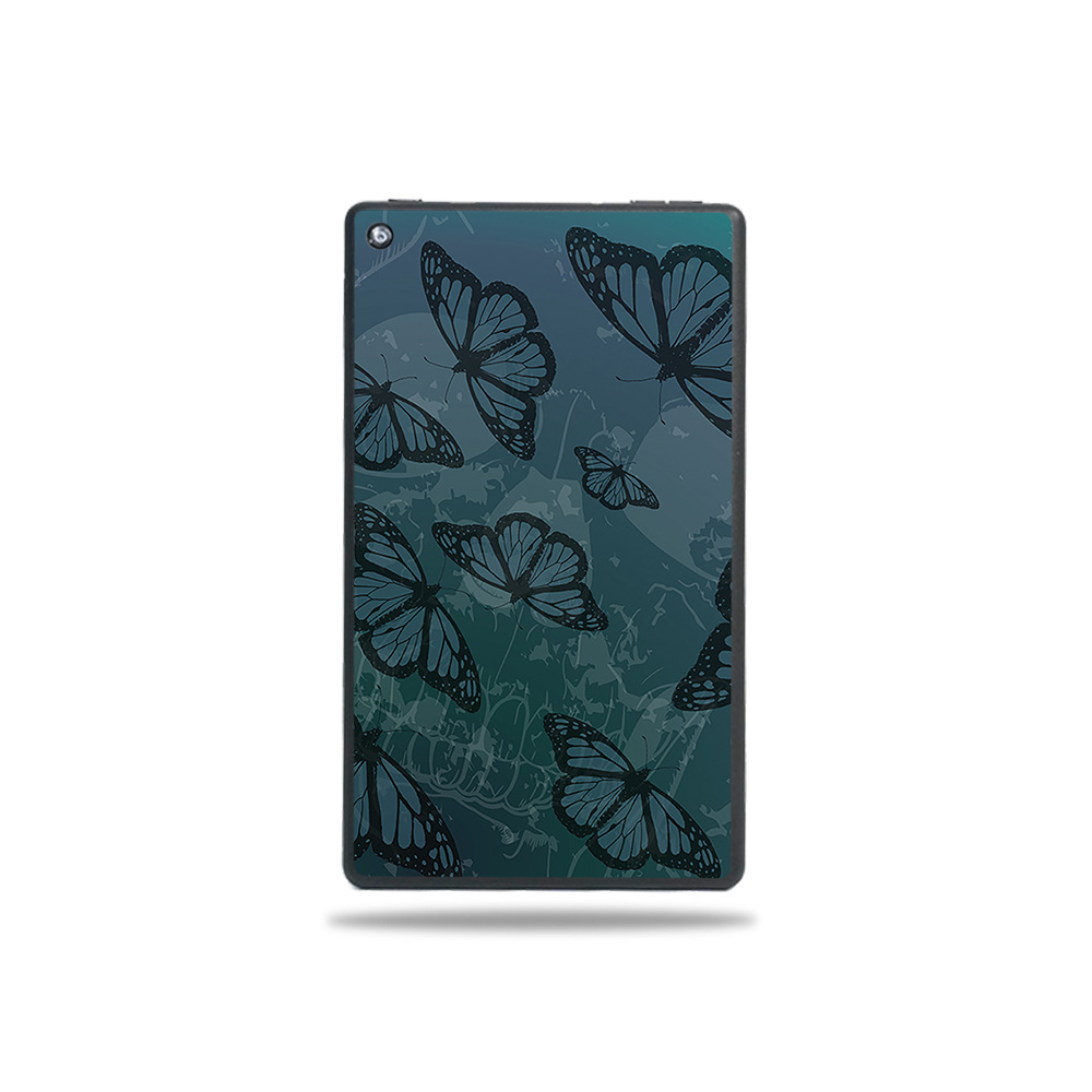 Picture of MightySkins AMFI719-Dark Butterfly Skin for Amazon Fire 7 Tablet 2019 - Dark Butterfly