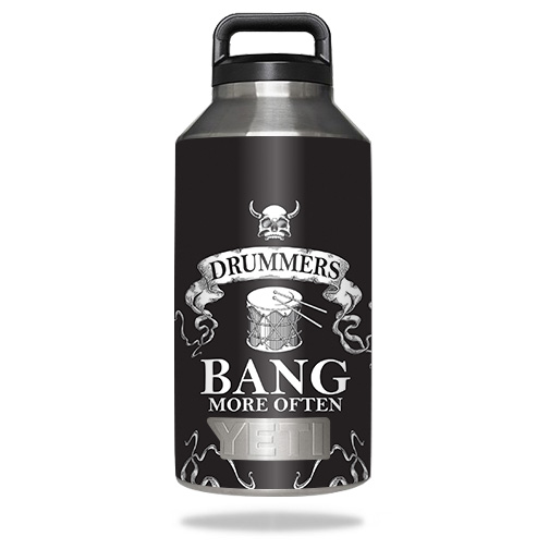 Picture of MightySkins YERABOT64-Drummers Skin for Yeti Rambler Bottle 64 oz - Drummers