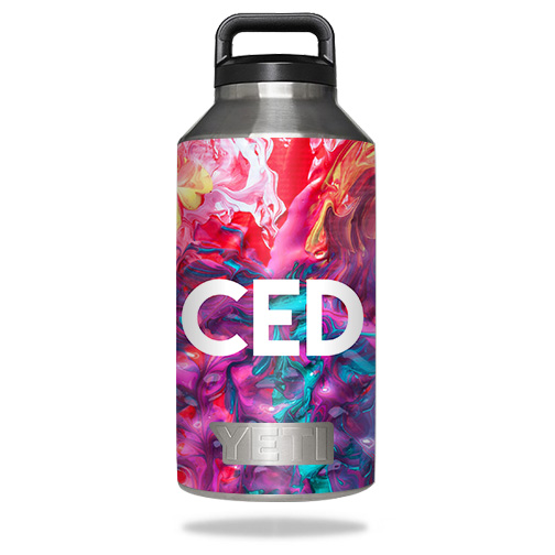 Picture of MightySkins YERABOT64-Juiced Up Skin for Yeti Rambler Bottle 64 oz - Juiced Up