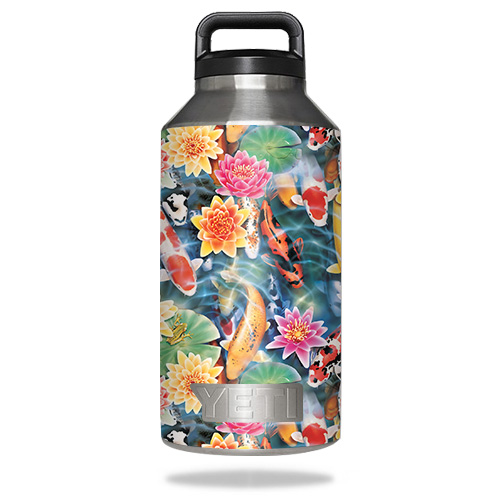Picture of MightySkins YERABOT64-Koi Pond Skin for Yeti Rambler Bottle 64 oz - Koi Pond
