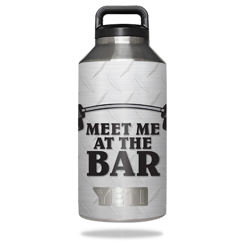Picture of MightySkins YERABOT64-Meet Me At The Bar Skin for Yeti Rambler Bottle 64 oz - Meet Me At the Bar