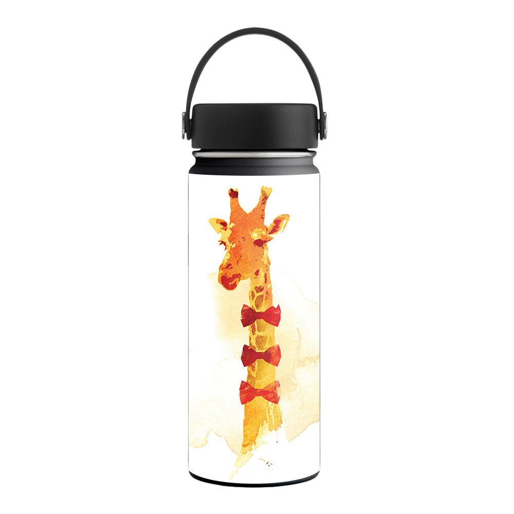 Picture of MightySkins HFWI18-Elegant Giraffe Skin for Hydro Flask 18 oz Wide Mouth - Elegant Giraffe
