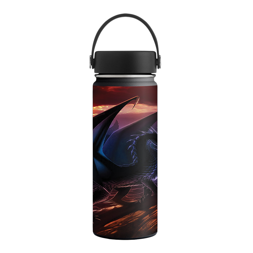 Picture of MightySkins HFWI18-Fire Dragon Skin for Hydro Flask 18 oz Wide Mouth - Fire Dragon