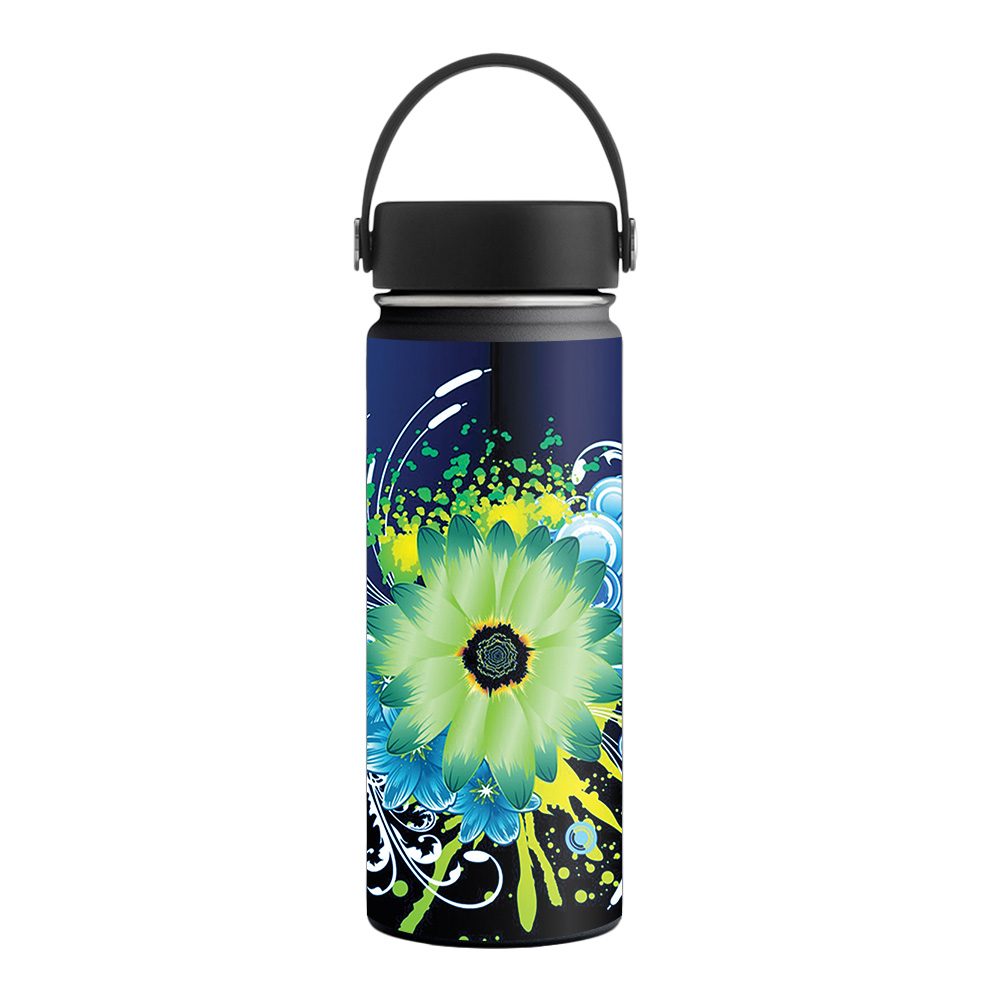 Picture of MightySkins HFWI18-Flower Explosion Skin for Hydro Flask 18 oz Wide Mouth - Flower Explosion