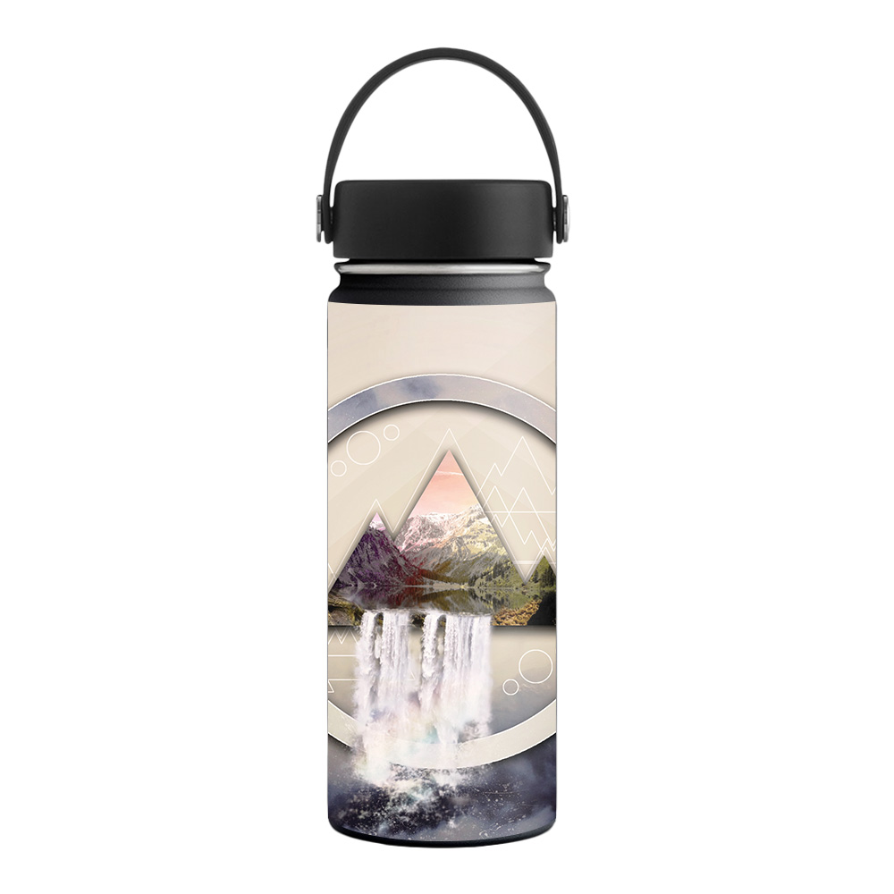 Picture of MightySkins HFWI18-Waterfall Skin for Hydro Flask 18 oz Wide Mouth - Waterfall
