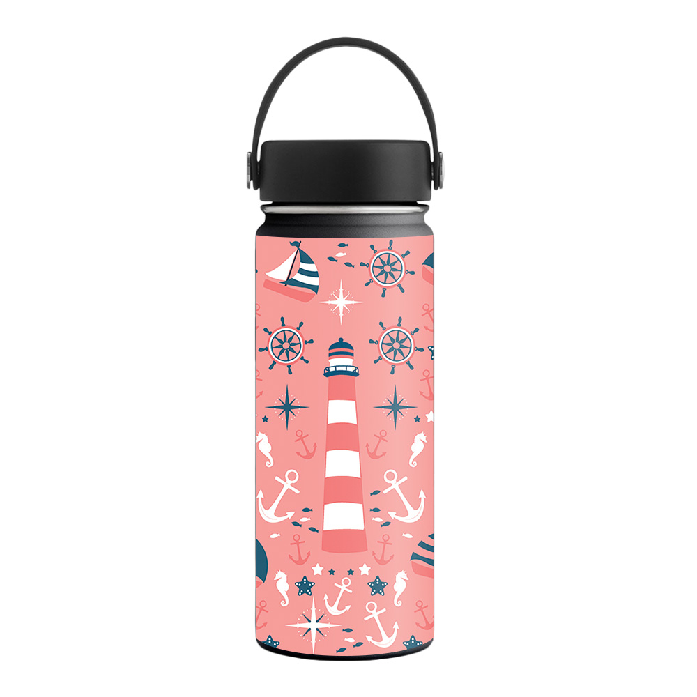 Picture of MightySkins HFWI18-Nautical Dream Skin for Hydro Flask 18 oz Wide Mouth - Nautical Dream