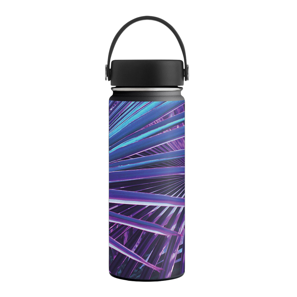 Picture of MightySkins HFWI18-Neon Palms Skin for Hydro Flask 18 oz Wide Mouth - Neon Palms