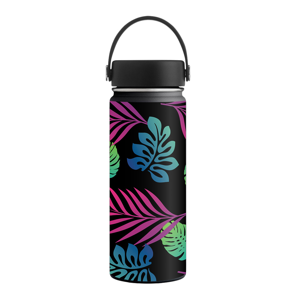 Picture of MightySkins HFWI18-Neon Tropics Skin for Hydro Flask 18 oz Wide Mouth - Neon Tropics