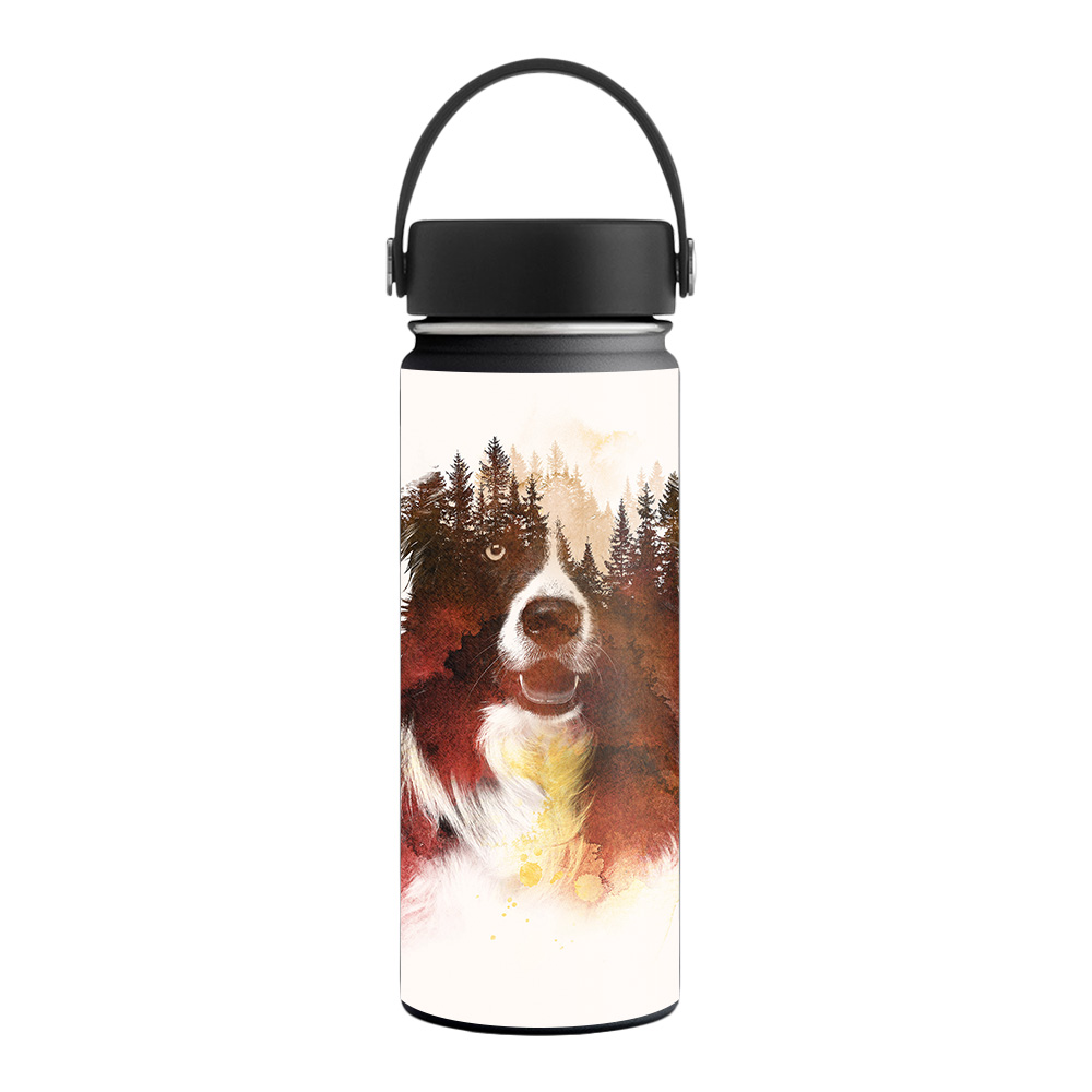 Picture of MightySkins HFWI18-One Forest Night Skin for Hydro Flask 18 oz Wide Mouth - One Forest Night