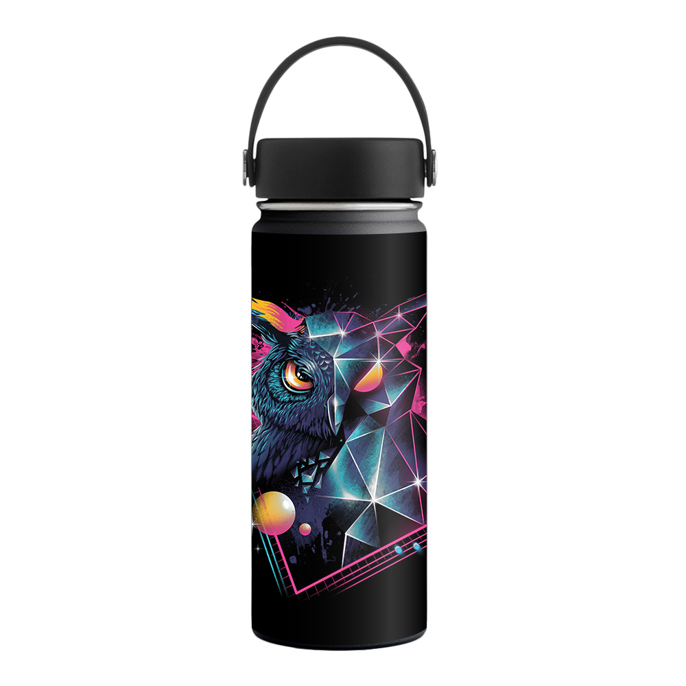 Picture of MightySkins HFWI18-Outrageous Owl Skin for Hydro Flask 18 oz Wide Mouth - Outrageous Owl
