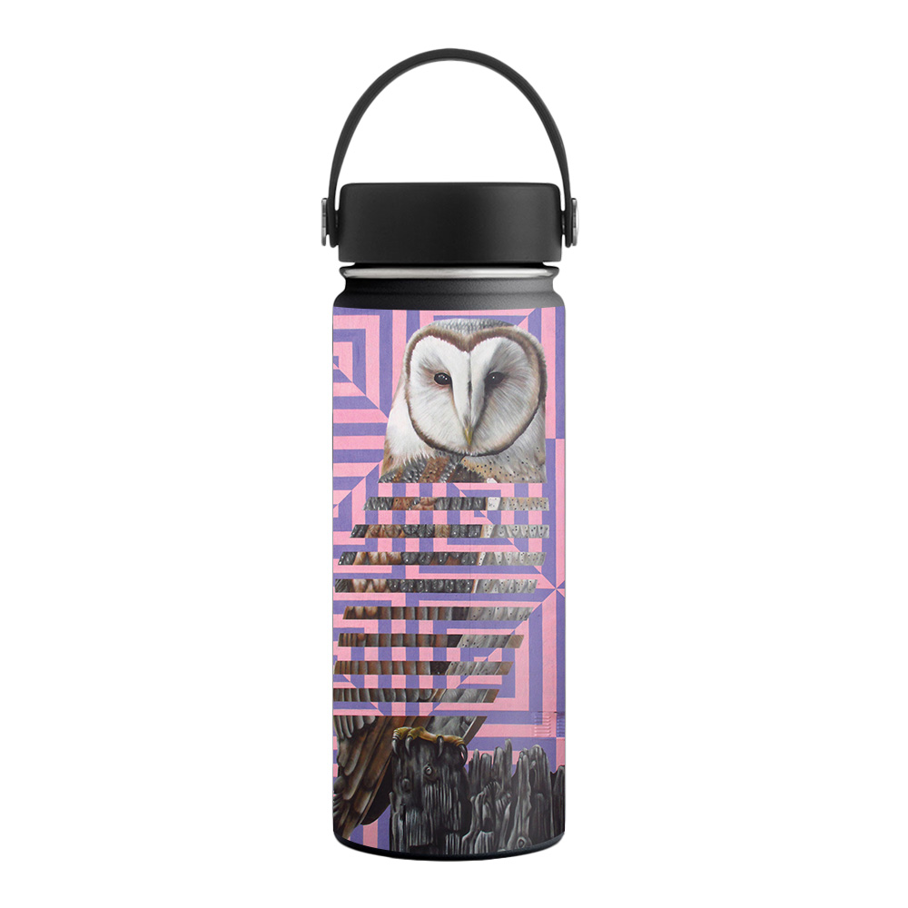 Picture of MightySkins HFWI18-Owl Maze Skin for Hydro Flask 18 oz Wide Mouth - Owl Maze