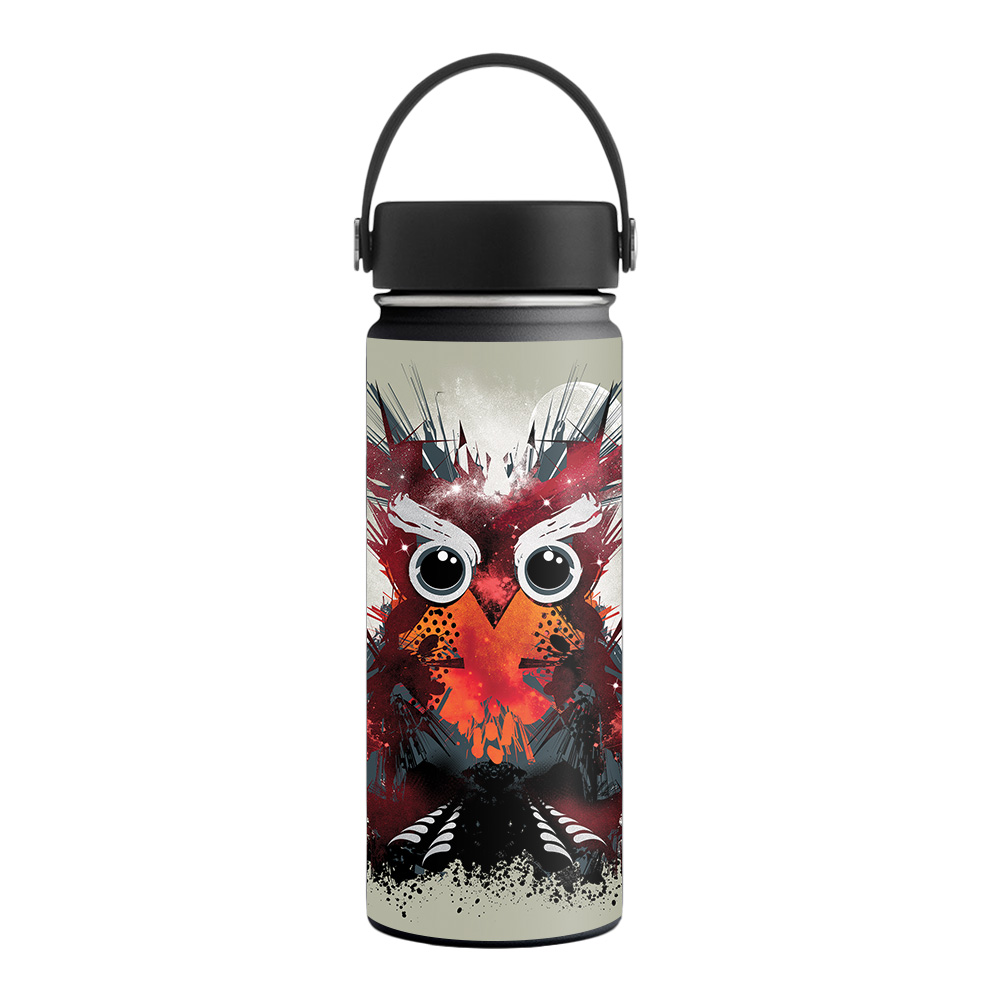 Picture of MightySkins HFWI18-Owl Universe Skin for Hydro Flask 18 oz Wide Mouth - Owl Universe