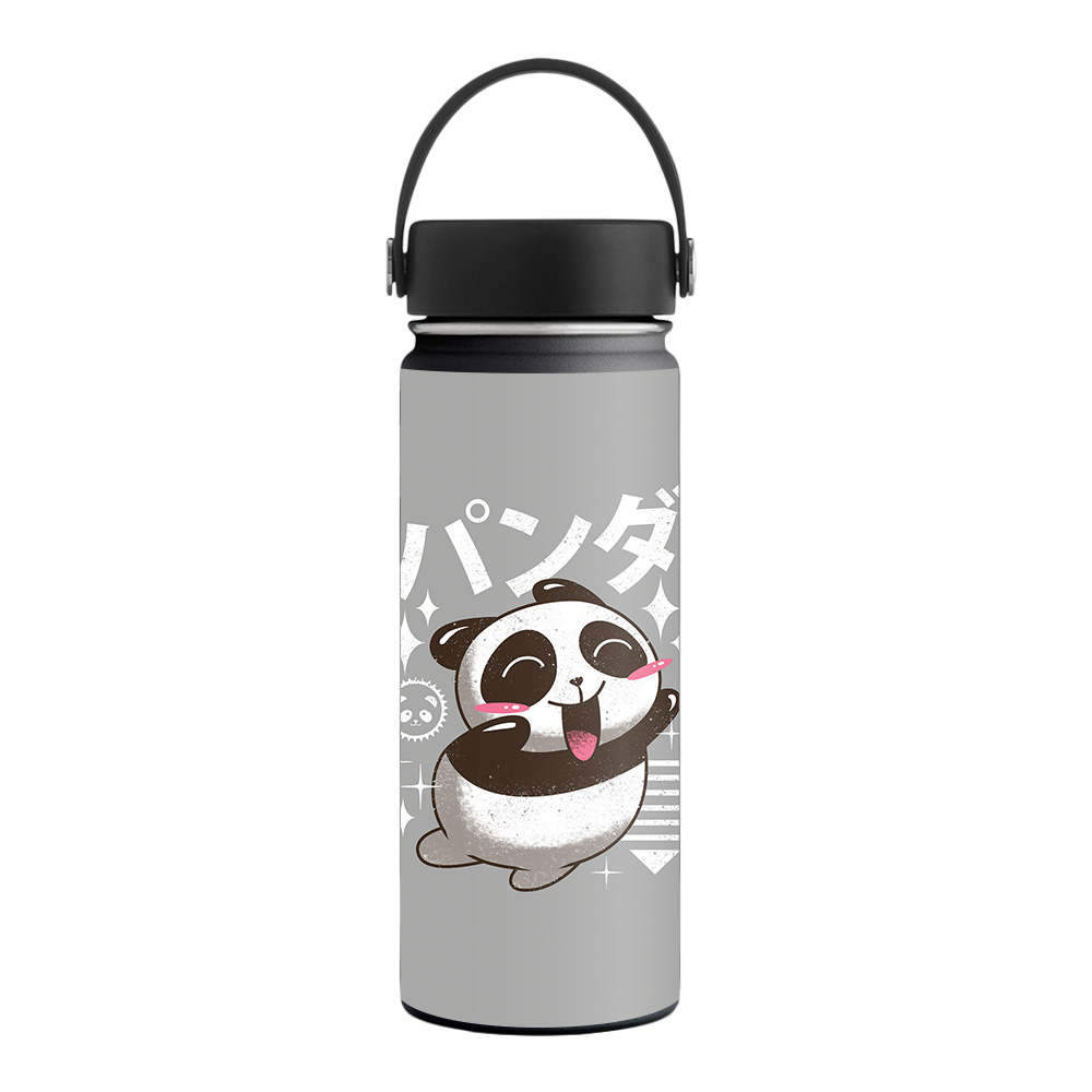Picture of MightySkins HFWI18-Panda Kawaii Skin for Hydro Flask 18 oz Wide Mouth - Panda Kawaii