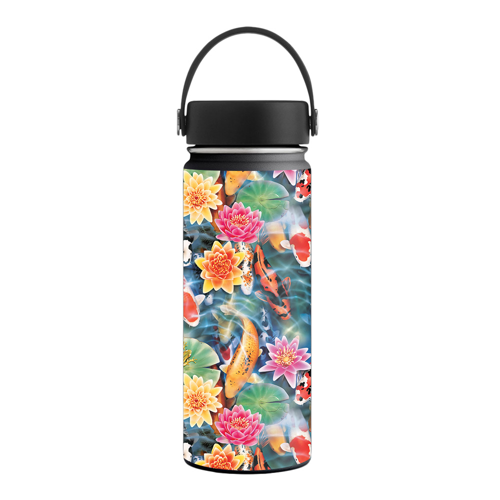 Picture of MightySkins HFWI18-Koi Pond Skin for Hydro Flask 18 oz Wide Mouth - Koi Pond