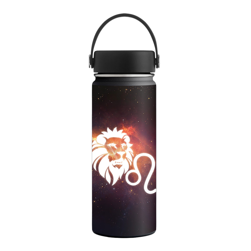 Picture of MightySkins HFWI18-Leo Skin for Hydro Flask 18 oz Wide Mouth - Leo