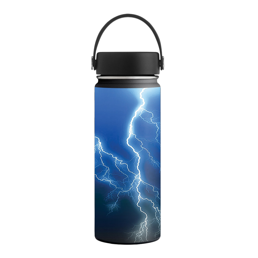 Picture of MightySkins HFWI18-Lightning Storm Skin for Hydro Flask 18 oz Wide Mouth - Lightning Storm