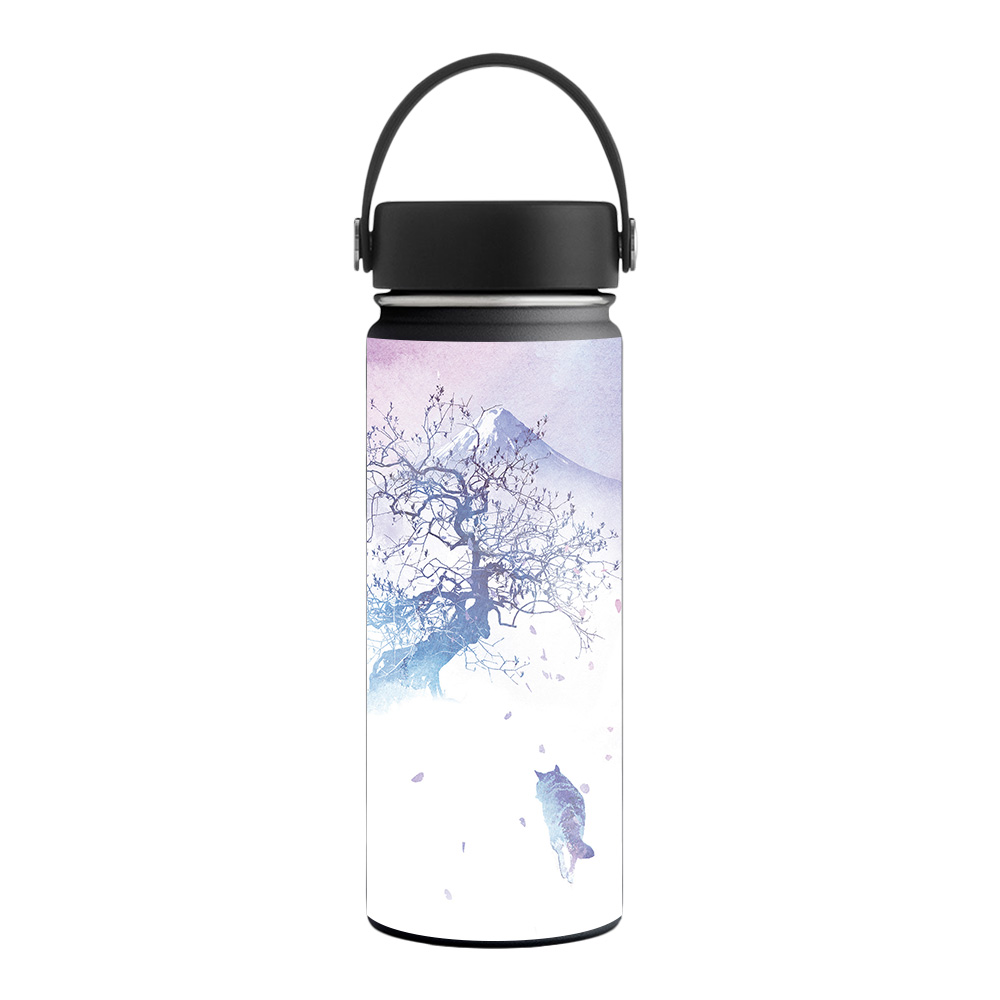 Picture of MightySkins HFWI18-Long Way To Fuji Skin for Hydro Flask 18 oz Wide Mouth - Long Way to Fuji