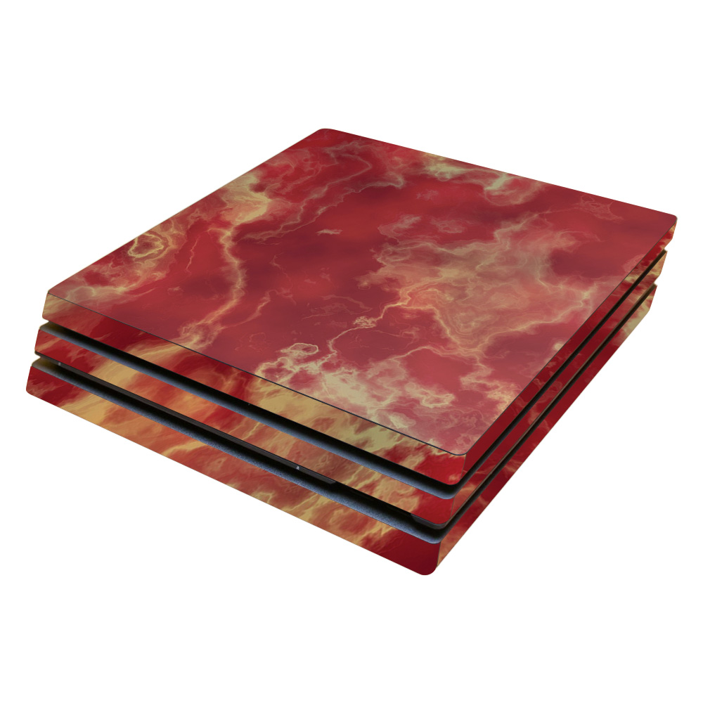 SOPS4PRO-Crimson Marble Skin for Sony PS4 Pro Console - Crimson Marble -  MightySkins