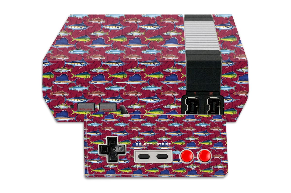 NINESCL-Saltwater Collage Skin for Nintendo NES Classic Edition - Saltwater Collage -  MightySkins