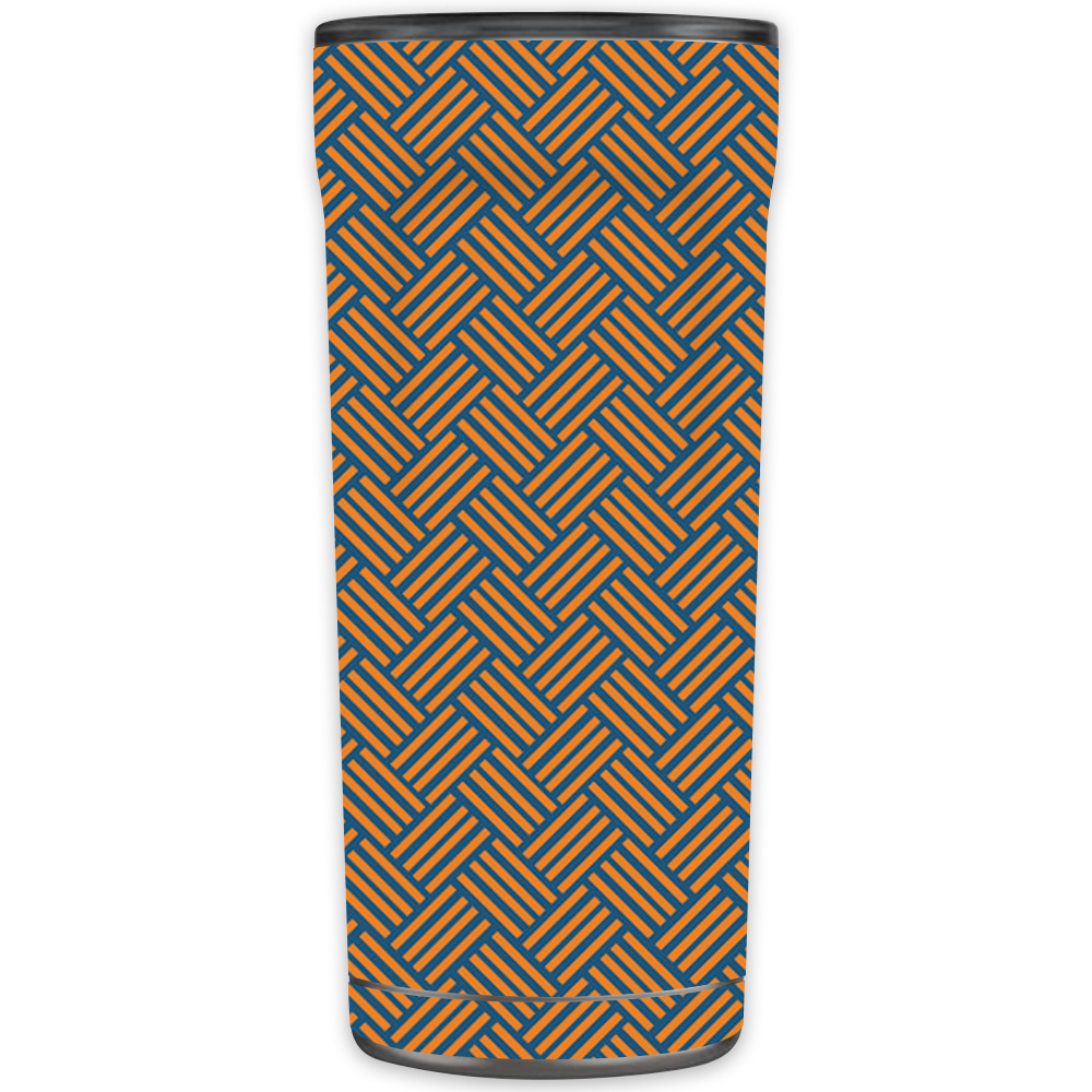 Picture of MightySkins OTEL20-Orange Blue Basket Skin for Otterbox Elevation Tumbler 20 oz - Orange Blue Basket