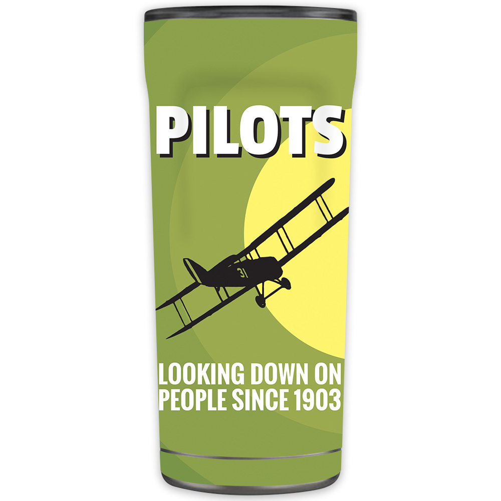 Picture of MightySkins OTEL20-Pilots Skin for Otterbox Elevation Tumbler 20 oz - Pilots