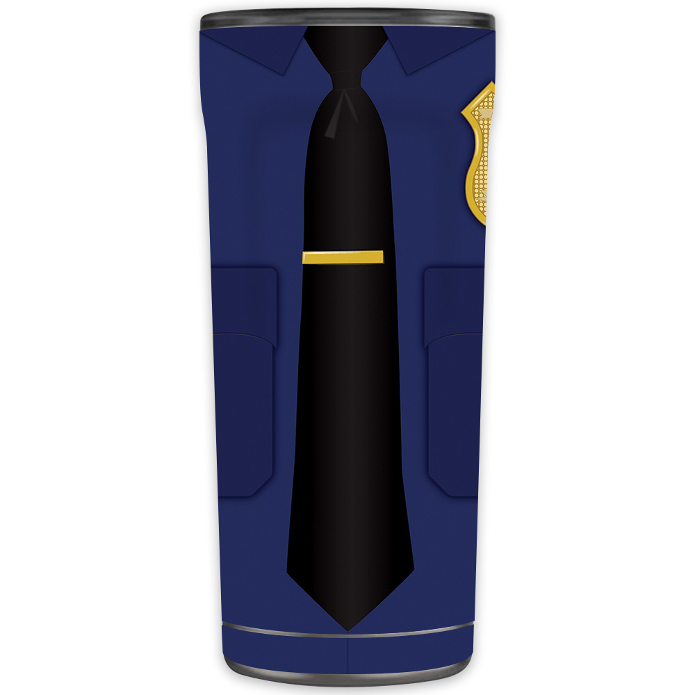 Picture of MightySkins OTEL20-Policeman Skin for Otterbox Elevation Tumbler 20 oz - Policeman