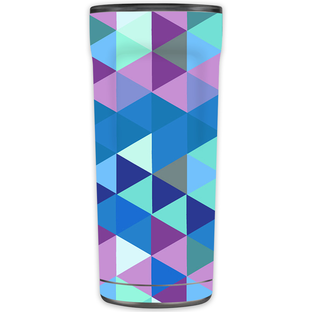 Picture of MightySkins OTEL20-Purple Kaleidoscope Skin for Otterbox Elevation Tumbler 20 oz - Purple Kaleidoscope